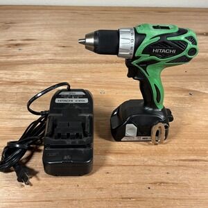 Hitachi DS18DSAL 18V Cordless Driver Drill w/ UC18YGSL Charger Battery READ DESC